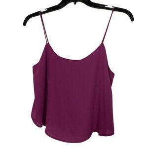 NWT Arden B. Magenta Draped Cami Top w/ Gold Chain Back – Sexy & Elegant